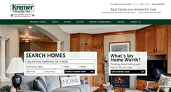 Desktop Screenshot of kremerrealty.com